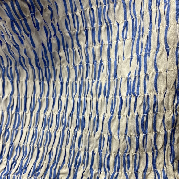 Milk & Honey halter top blue and white striped NWT size XS lightweight & cool - Picture 8 of 10